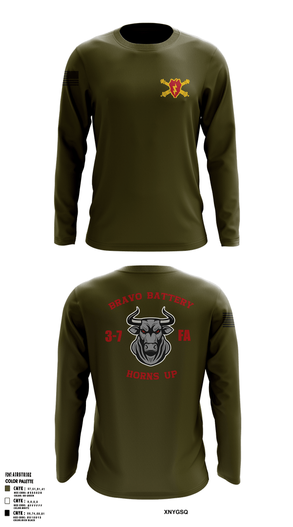 Long Sleeve Performance Shirt, Bravo Battery, Army, Teamtime, Team time, sublimation, custom sports apparel, team uniforms, spirit wear, spiritwear, sports uniforms, custom shirts, team store, custom team store, fundraiser sports, apparel fundraiser