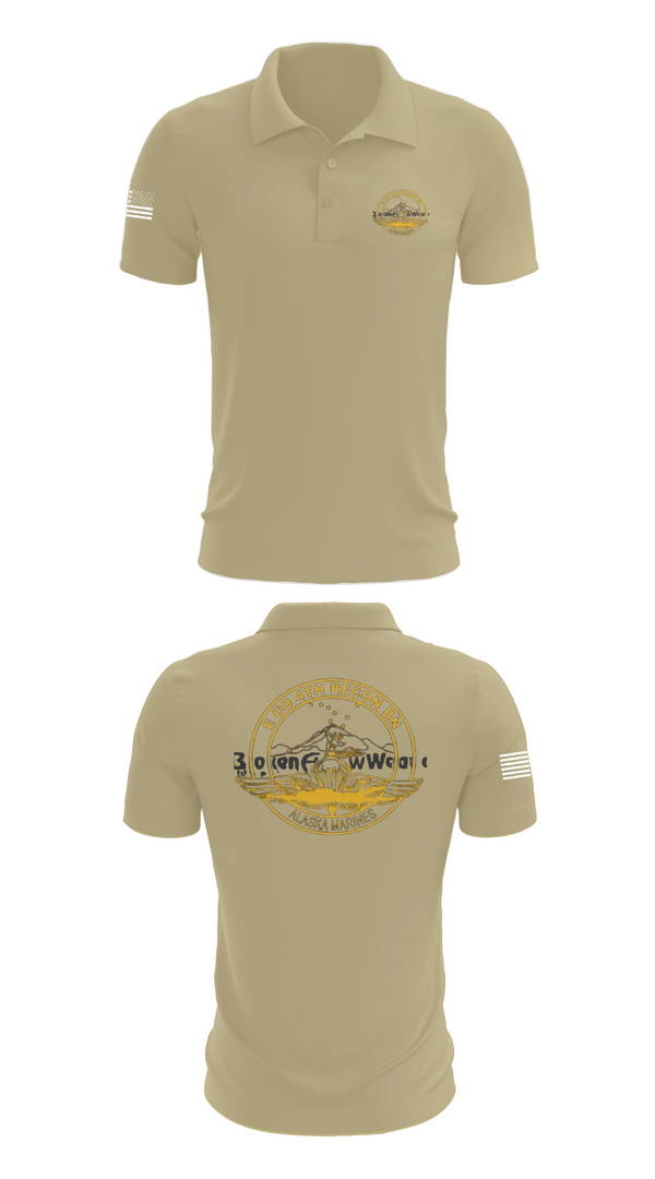 Short Sleeve Performance Polo, E Co 4th Recon BN, , Teamtime, Team time, sublimation, custom sports apparel, team uniforms, spirit wear, spiritwear, sports uniforms, custom shirts, team store, custom team store, fundraiser sports, apparel fundraiser