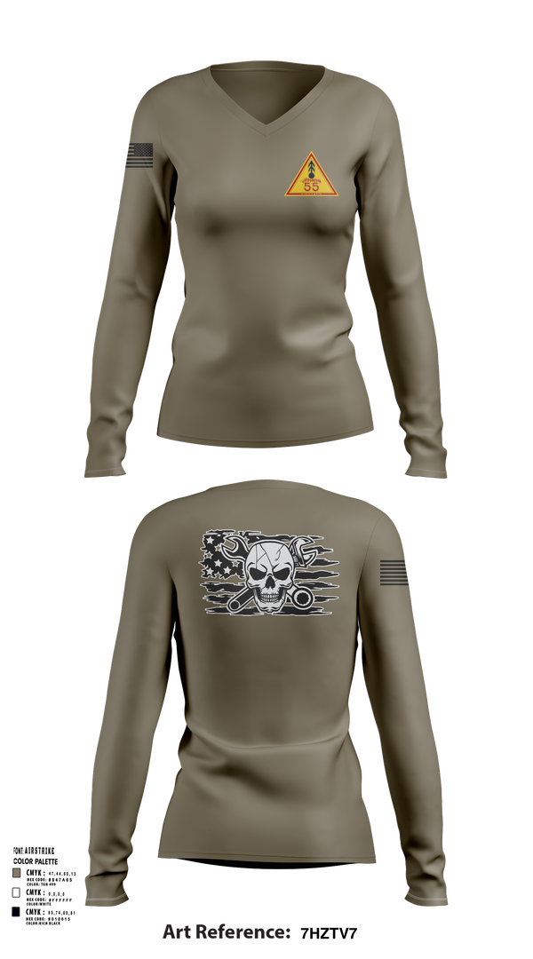 Womens Long Sleeve Vneck Shirt, FOX 2-55ADA, , Teamtime, Team time, sublimation, custom sports apparel, team uniforms, spirit wear, spiritwear, sports uniforms, custom shirts, team store, custom team store, fundraiser sports, apparel fundraiser