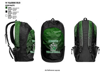 Gear Bag, Nordonia Knights Volleyball, Men's Volleyball, Teamtime, Team time, sublimation, custom sports apparel, team uniforms, spirit wear, spiritwear, sports uniforms, custom shirts, team store, custom team store, fundraiser sports, apparel fundraiser
