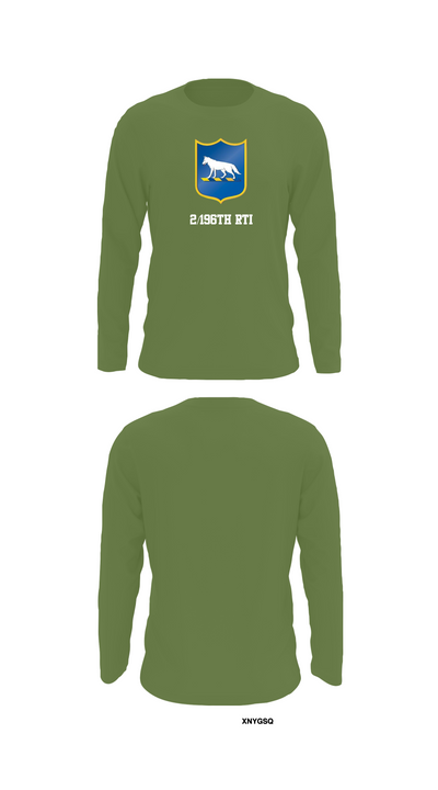 2/196th RTI 78936659 Long Sleeve Performance Shirt 50