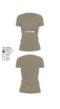USS California 47794355 Women's Short Sleeve V-neck Shirt - 61