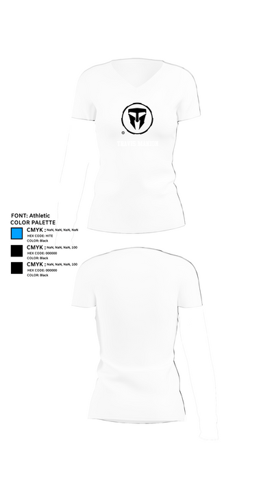 Travis Manion 82293447 Women's Short Sleeve V-neck Shirt - 18
