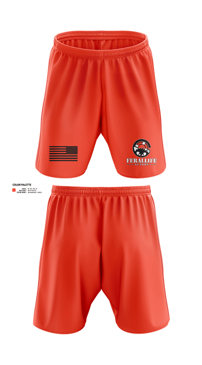 Ferallife Guards 79056222 Athletic Shorts With Pockets - 10