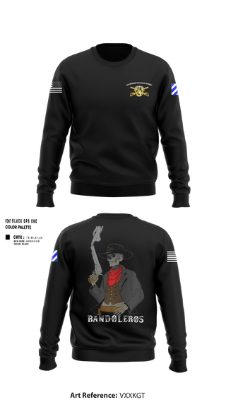 Crew Neck Sweatshirt, Bandoleros, , Teamtime, Team time, sublimation, custom sports apparel, team uniforms, spirit wear, spiritwear, sports uniforms, custom shirts, team store, custom team store, fundraiser sports, apparel fundraiser