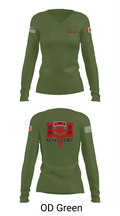 CESD Bravo 35th Engineer Battalion 45351759 Women's Long Sleeve V-neck Shirt - 57