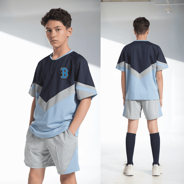 Athletic Shorts With Pockets, Beacon Bluedemons, Baseball, Teamtime, Team time, sublimation, custom sports apparel, team uniforms, spirit wear, spiritwear, sports uniforms, custom shirts, team store, custom team store, fundraiser sports, apparel fundraiser