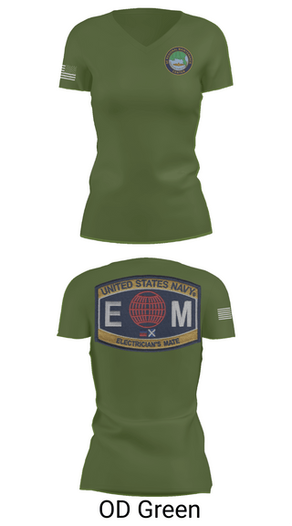 Womens Short Sleeve Vneck Shirt, Outside Electrical, , Teamtime, Team time, sublimation, custom sports apparel, team uniforms, spirit wear, spiritwear, sports uniforms, custom shirts, team store, custom team store, fundraiser sports, apparel fundraiser