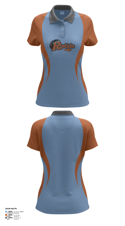 Carolina Riptide 96091150 Women's Short Sleeve Performance Polo  - 4
