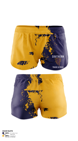 Track Shorts, Southern Middle School Track and Field, Track & Field, Teamtime, Team time, sublimation, custom sports apparel, team uniforms, spirit wear, spiritwear, sports uniforms, custom shirts, team store, custom team store, fundraiser sports, apparel fundraiser