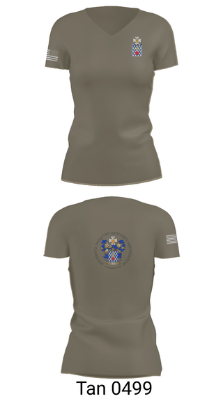 Womens Short Sleeve Vneck Shirt, 1st Battalion, 16th Infantry Regiment, , Teamtime, Team time, sublimation, custom sports apparel, team uniforms, spirit wear, spiritwear, sports uniforms, custom shirts, team store, custom team store, fundraiser sports, apparel fundraiser