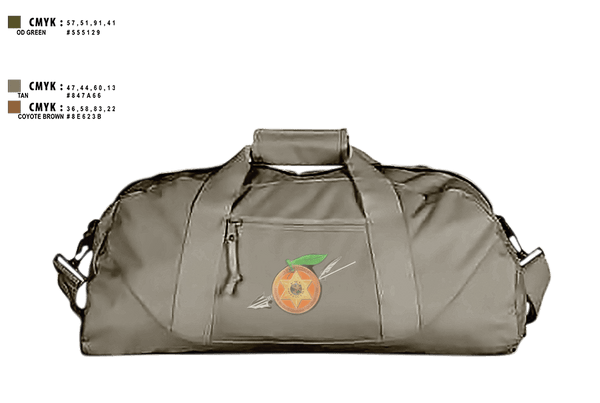 Duffle Bag, Seminole / Orange Crew, , Teamtime, Team time, sublimation, custom sports apparel, team uniforms, spirit wear, spiritwear, sports uniforms, custom shirts, team store, custom team store, fundraiser sports, apparel fundraiser
