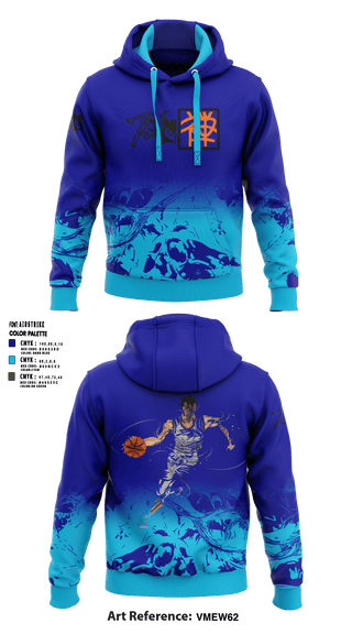 Hoodie, ZeN, Men's Basketball, Teamtime, Team time, sublimation, custom sports apparel, team uniforms, spirit wear, spiritwear, sports uniforms, custom shirts, team store, custom team store, fundraiser sports, apparel fundraiser