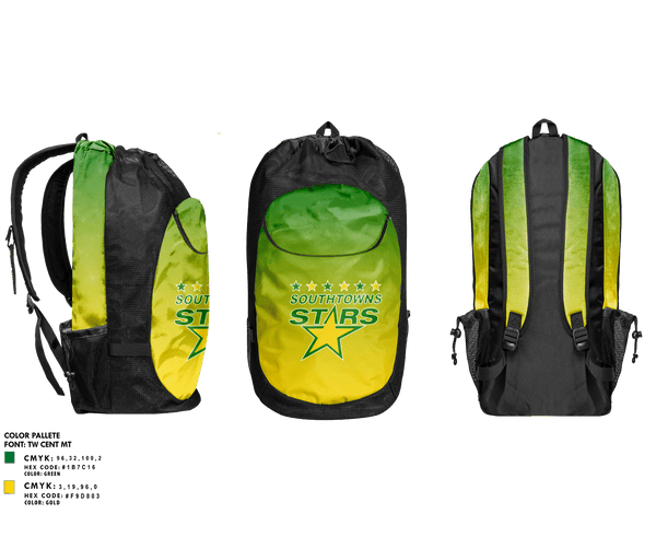 Gear Bag, Southtowns Stars Mite Minor, Ice Hockey, Teamtime, Team time, sublimation, custom sports apparel, team uniforms, spirit wear, spiritwear, sports uniforms, custom shirts, team store, custom team store, fundraiser sports, apparel fundraiser
