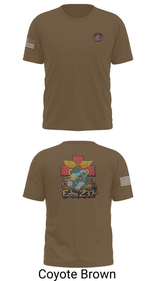 Short Sleeve Performance Shirt, Echo Company 232nd battalion, Army, Teamtime, Team time, sublimation, custom sports apparel, team uniforms, spirit wear, spiritwear, sports uniforms, custom shirts, team store, custom team store, fundraiser sports, apparel fundraiser