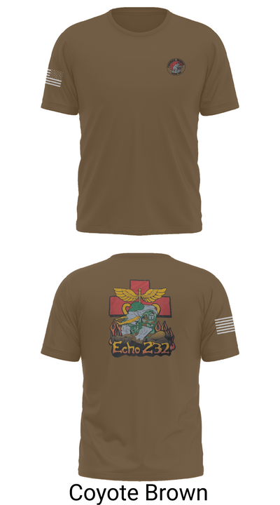 Echo Company 232nd battalion 37509624 Short Sleeve Performance Shirt - 16