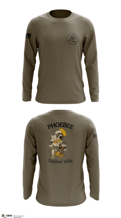 Seabee Wifes 97636160 Long Sleeve Performance Shirt 2
