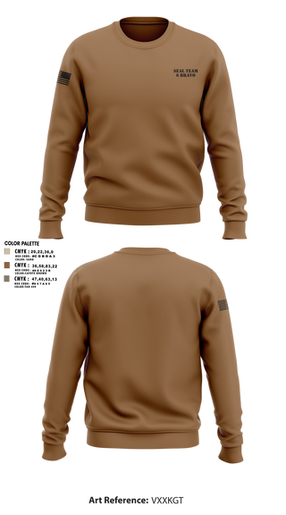 Crew Neck Sweatshirt, seal team 6 bravo, , Teamtime, Team time, sublimation, custom sports apparel, team uniforms, spirit wear, spiritwear, sports uniforms, custom shirts, team store, custom team store, fundraiser sports, apparel fundraiser