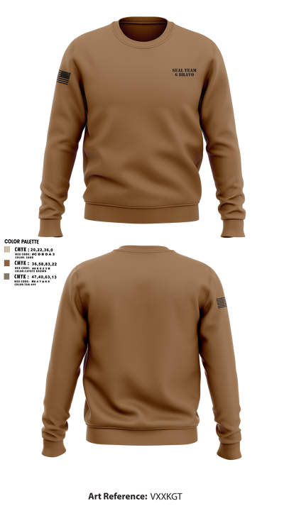 seal team 6 bravo 34362498 Crew Neck Sweatshirt - 2