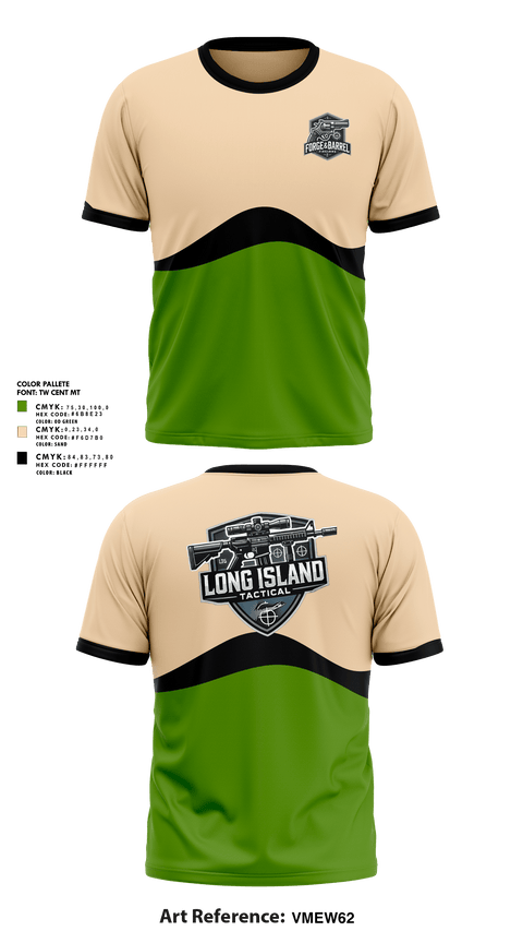Short Sleeve Performance Shirt, Forge & Barrel Firearms, , Teamtime, Team time, sublimation, custom sports apparel, team uniforms, spirit wear, spiritwear, sports uniforms, custom shirts, team store, custom team store, fundraiser sports, apparel fundraiser