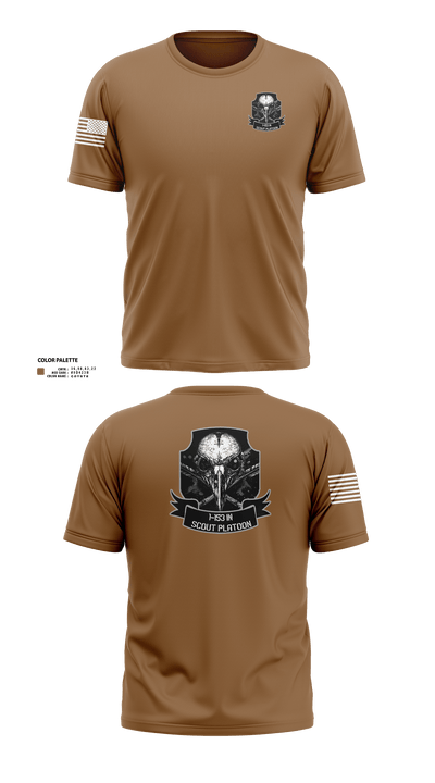 1-153 IN Scout Platoon 12516150 Short Sleeve Performance Shirt - 4