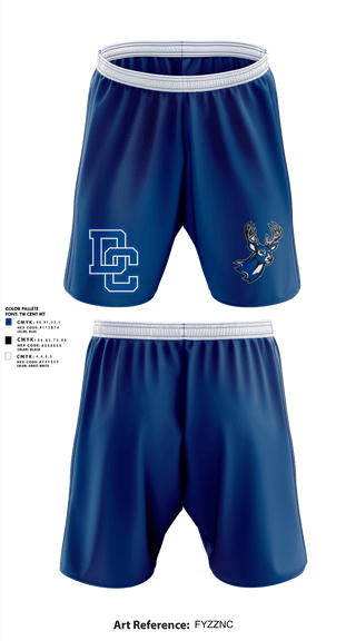 Athletic Shorts With Pockets, Deer Creek Antlers, Golf, Teamtime, Team time, sublimation, custom sports apparel, team uniforms, spirit wear, spiritwear, sports uniforms, custom shirts, team store, custom team store, fundraiser sports, apparel fundraiser