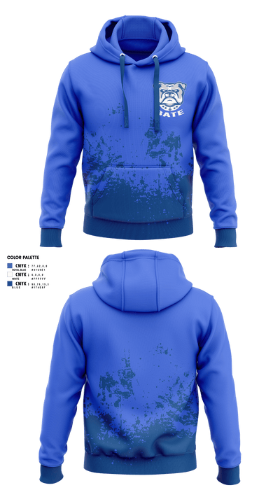 Bate Middle School (John W. Bate) Baseball 45359159 Hoodie - 1