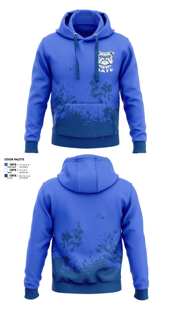 Hoodie, Bate Middle School (John W. Bate) Baseball, Baseball, Teamtime, Team time, sublimation, custom sports apparel, team uniforms, spirit wear, spiritwear, sports uniforms, custom shirts, team store, custom team store, fundraiser sports, apparel fundraiser