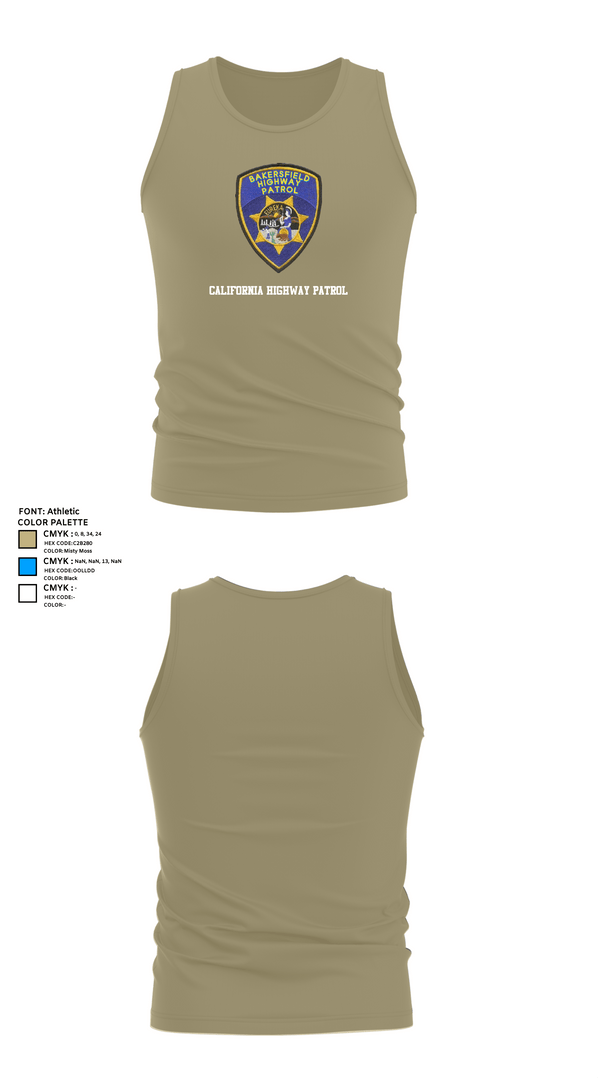 Tank Top, California Highway Patrol, , Teamtime, Team time, sublimation, custom sports apparel, team uniforms, spirit wear, spiritwear, sports uniforms, custom shirts, team store, custom team store, fundraiser sports, apparel fundraiser