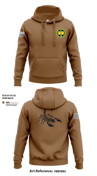 387th MP BN Hoodie - 30