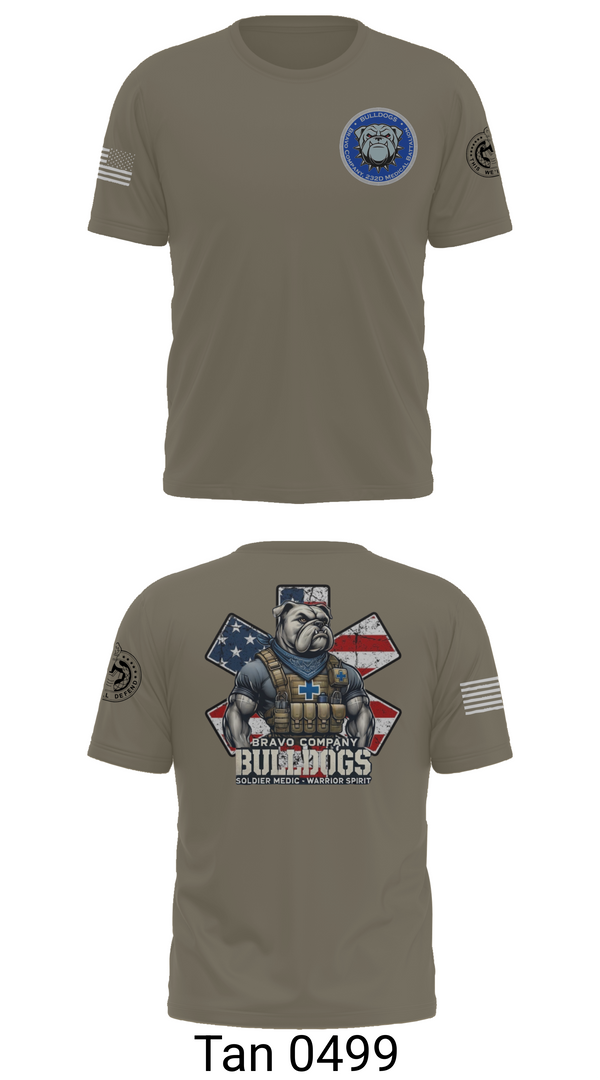 Old School Cotton Feel Shirt, Bravo Company Bulldogs, , Teamtime, Team time, sublimation, custom sports apparel, team uniforms, spirit wear, spiritwear, sports uniforms, custom shirts, team store, custom team store, fundraiser sports, apparel fundraiser