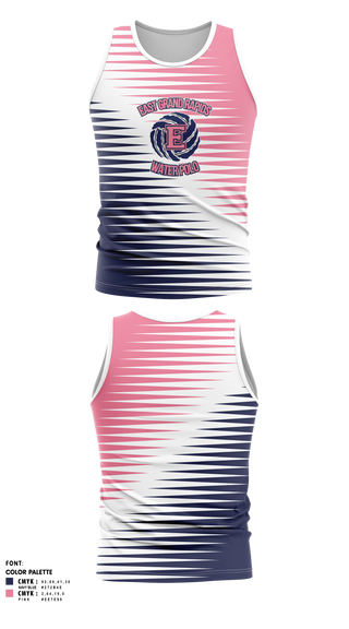 Tank Top, East Grand Rapids, Water Polo, Teamtime, Team time, sublimation, custom sports apparel, team uniforms, spirit wear, spiritwear, sports uniforms, custom shirts, team store, custom team store, fundraiser sports, apparel fundraiser