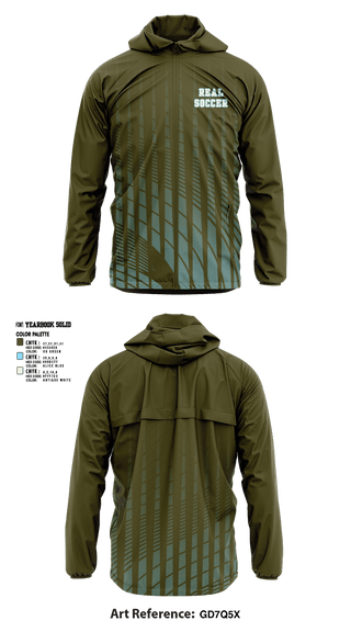 Windbreaker, Real, Men's Soccer, Teamtime, Team time, sublimation, custom sports apparel, team uniforms, spirit wear, spiritwear, sports uniforms, custom shirts, team store, custom team store, fundraiser sports, apparel fundraiser