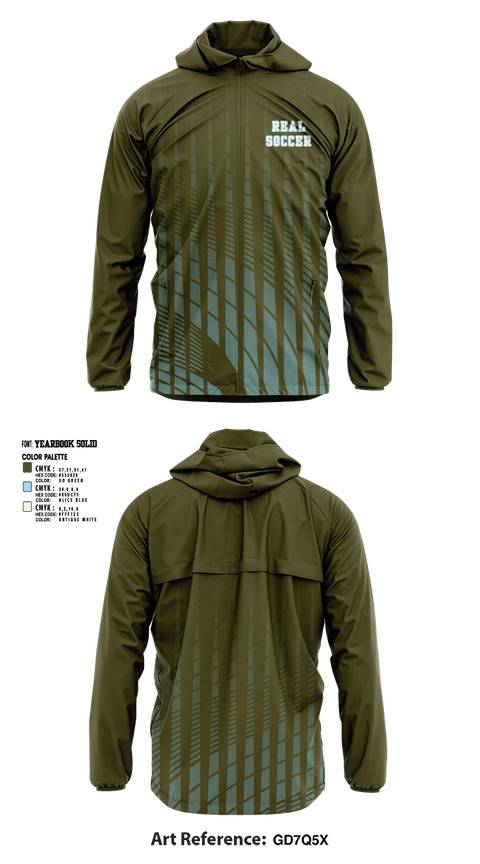 Windbreaker, Real, Men's Soccer, Teamtime, Team time, sublimation, custom sports apparel, team uniforms, spirit wear, spiritwear, sports uniforms, custom shirts, team store, custom team store, fundraiser sports, apparel fundraiser
