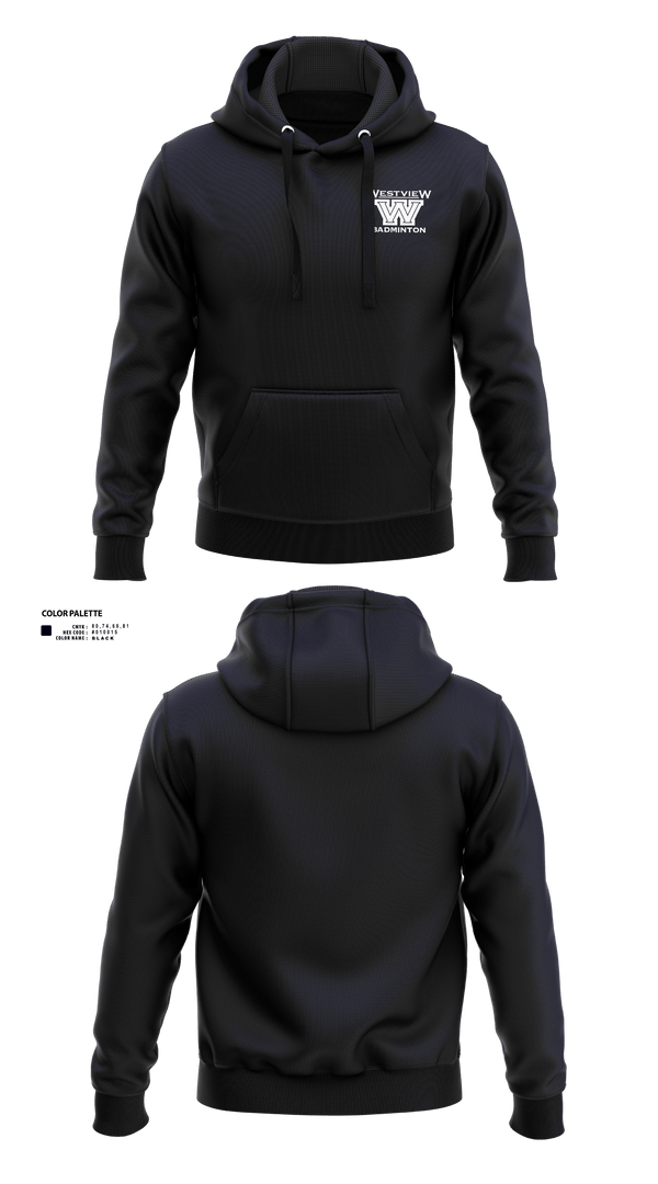 Hoodie, Westview Badminton, Spirit Store, Teamtime, Team time, sublimation, custom sports apparel, team uniforms, spirit wear, spiritwear, sports uniforms, custom shirts, team store, custom team store, fundraiser sports, apparel fundraiser