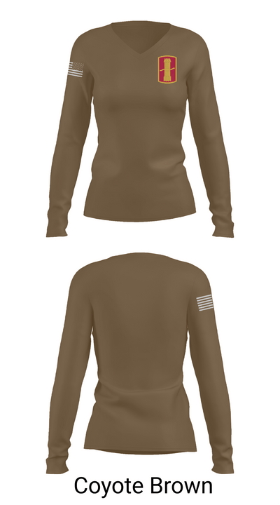 197th field artillery brigade 46187100 Women's Long Sleeve V-neck Shirt - 16