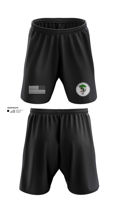 1SFG(A) 3rd BN BSC 68402160 Athletic Shorts With Pockets - 1