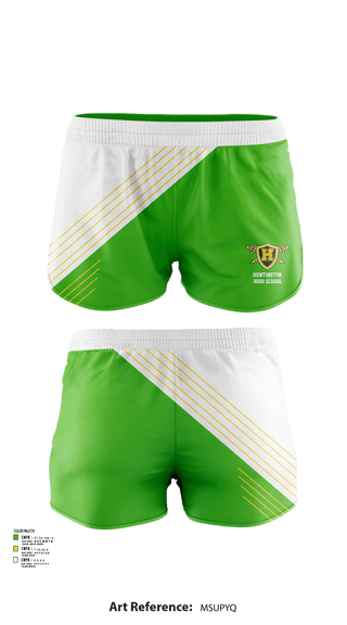 Womens Shorts, Huntington High School, Tennis, Teamtime, Team time, sublimation, custom sports apparel, team uniforms, spirit wear, spiritwear, sports uniforms, custom shirts, team store, custom team store, fundraiser sports, apparel fundraiser