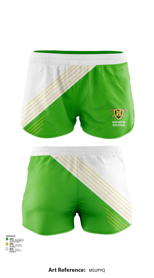 Womens Shorts, Huntington High School, Tennis, Teamtime, Team time, sublimation, custom sports apparel, team uniforms, spirit wear, spiritwear, sports uniforms, custom shirts, team store, custom team store, fundraiser sports, apparel fundraiser
