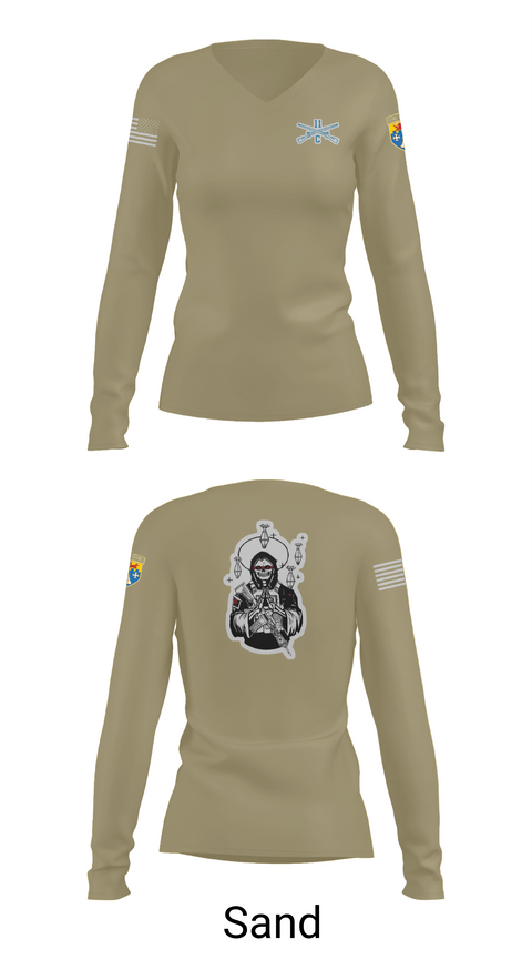 Womens Long Sleeve Vneck Shirt, HHC Mortars, , Teamtime, Team time, sublimation, custom sports apparel, team uniforms, spirit wear, spiritwear, sports uniforms, custom shirts, team store, custom team store, fundraiser sports, apparel fundraiser