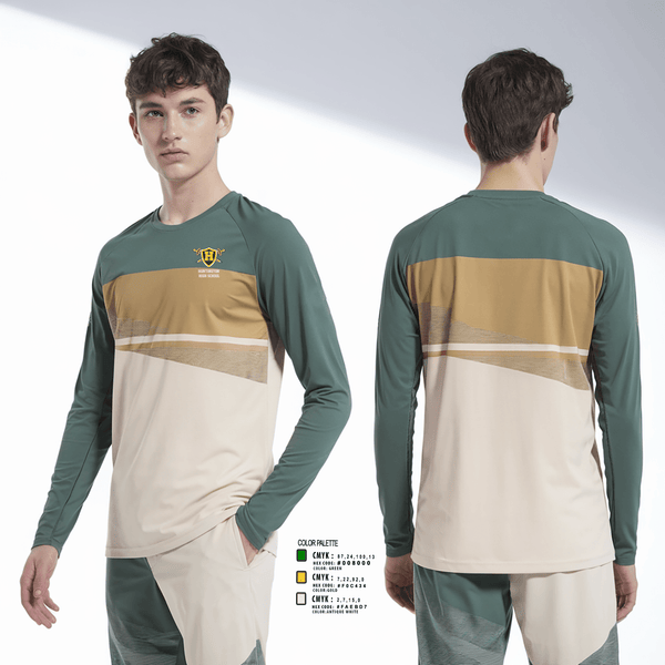 Long Sleeve Performance Shirt, Huntington High School, Tennis, Teamtime, Team time, sublimation, custom sports apparel, team uniforms, spirit wear, spiritwear, sports uniforms, custom shirts, team store, custom team store, fundraiser sports, apparel fundraiser