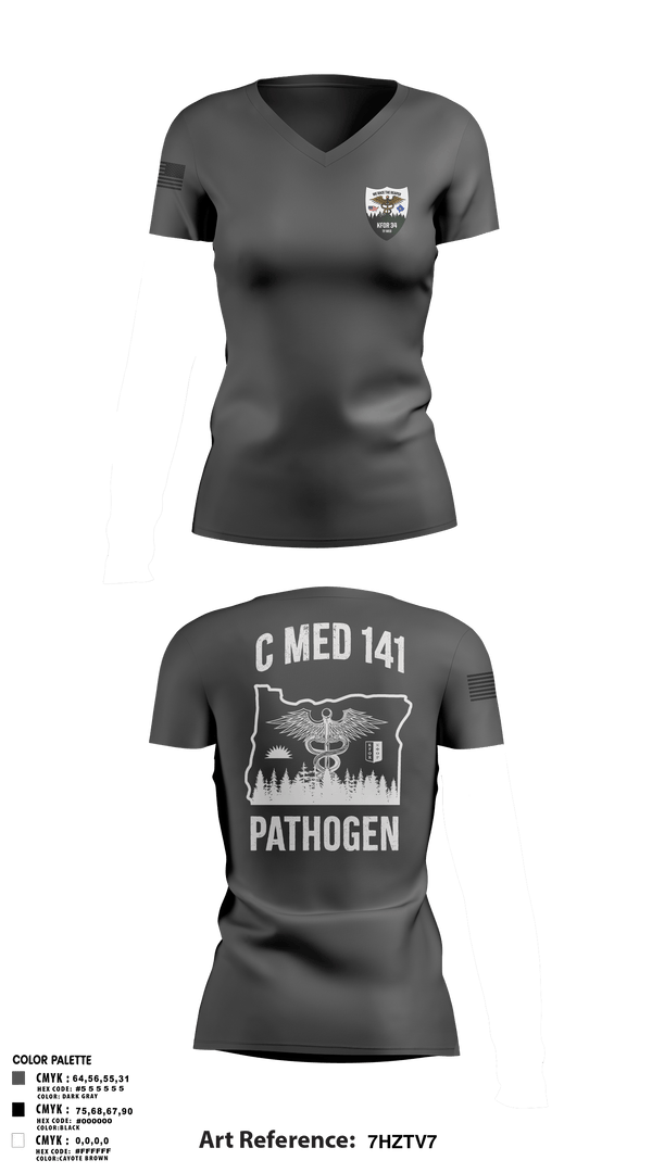 Womens Short Sleeve Vneck Shirt, C Med, National Guard, Teamtime, Team time, sublimation, custom sports apparel, team uniforms, spirit wear, spiritwear, sports uniforms, custom shirts, team store, custom team store, fundraiser sports, apparel fundraiser