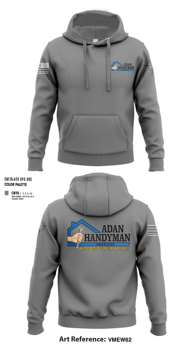 Adan Handyman Services 13661285 Hoodie - 27