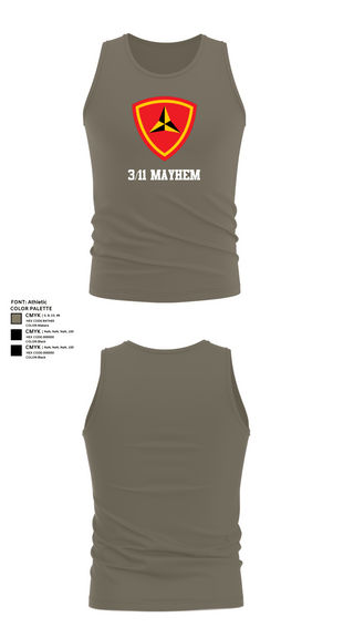 Tank Top, 3/11 Mayhem, , Teamtime, Team time, sublimation, custom sports apparel, team uniforms, spirit wear, spiritwear, sports uniforms, custom shirts, team store, custom team store, fundraiser sports, apparel fundraiser