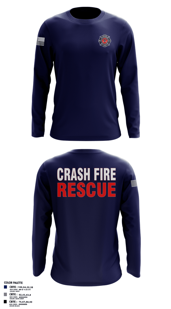 Long Sleeve Performance Shirt, ISA Air base Fire Dept., Fire Department, Teamtime, Team time, sublimation, custom sports apparel, team uniforms, spirit wear, spiritwear, sports uniforms, custom shirts, team store, custom team store, fundraiser sports, apparel fundraiser