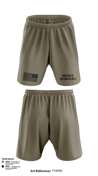 Athletic Shorts With Pockets, MONEY BADGERS, , Teamtime, Team time, sublimation, custom sports apparel, team uniforms, spirit wear, spiritwear, sports uniforms, custom shirts, team store, custom team store, fundraiser sports, apparel fundraiser