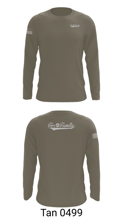 For The Family 85237509 Long Sleeve Performance Shirt 63