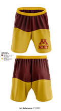 Minot High Majettes Track & Field 57491282 Athletic Shorts With Pockets - 1