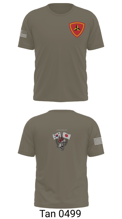 3/11 Mayhem 49305412 Short Sleeve Performance Shirt - 76