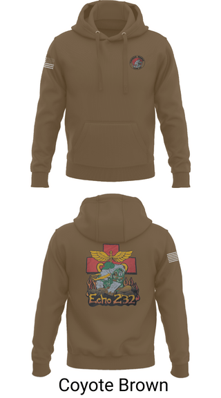 Hoodie, Echo Company 232nd battalion, Army, Teamtime, Team time, sublimation, custom sports apparel, team uniforms, spirit wear, spiritwear, sports uniforms, custom shirts, team store, custom team store, fundraiser sports, apparel fundraiser